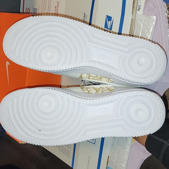 NWB, Custom Dior AF1'S 10.5, Bone & white. - Picture 7 of 7